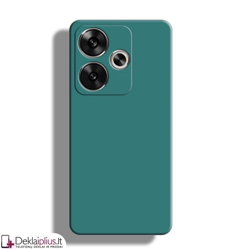 Liquid Air silikoninis žalias dėklas - su kameros apsauga (Xiaomi Poco F6 5G) Liquid Air silikoninis žalias dėklas - su kameros apsauga (Xiaomi Poco F6 5G)